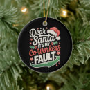Search for co worker ornaments Funny