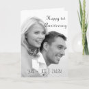 Search for black and white anniversary cards Minimalist