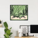 Recherche de sauterelle posters Vert