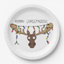 Recherche de moose paper plates Noël