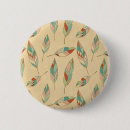 Recherche de plume indienne badges Aquarelle