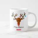 Search for whimsical reindeer mugs Xmas