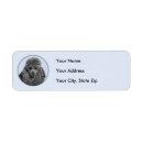 Search for miniature poodle return address labels Puppy