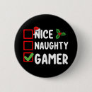 Search for gamer buttons Santa