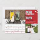 Search for happy new year holiday wedding announcement cards Mr and mrs