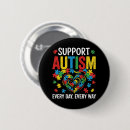 Search for autism spectrum buttons Awareness