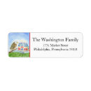 Search for paint return address labels Watercolor