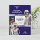Search for flapper girl birthday invitations Roaring twenties