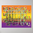 Recherche de cubistes posters Coloré