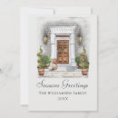Search for winter greenery christmas cards Script typography