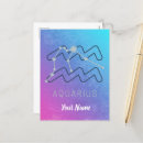 Search for aquarius constellation postcards Zodiac