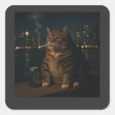 Search for funny smoking stickers Cat