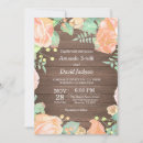 Search for peach and ivory wedding invitations Botanical