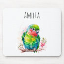 Recherche de perroquet vert tapis souris Exotique