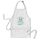 Search for 40 birthday aprons Humour