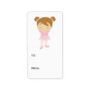 Search for ballerina return address labels Cute