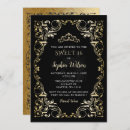 Search for tiara sweet 16 invitations Gold
