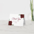 Search for red roses thank you cards Quinceanera
