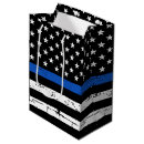 Search for thin blue line gift bags Police