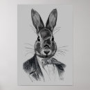 Search for animals in suits posters Rabbit