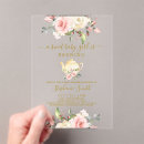 Search for square tea invitations Pink