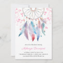 Recherche de feather baby shower invitations Bohème