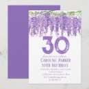 Search for wisteria birthday invitations Watercolor