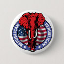 Search for republican party buttons Elephant