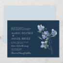 Search for bloom wedding invitations Blue