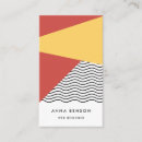 Recherche de style graphique cartes visite Moderne