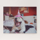 Recherche de le bouledogue puzzles Mignon