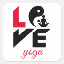 Search for love yoga stickers Fitness