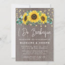 Search for barbecue engagement party invitations Sunflowers