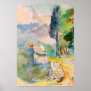 Recherche de watercolor forest posters Landscape