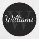 Recherche de bureau étiquettes Monogramme