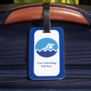 Search for swimmer luggage tags Blue