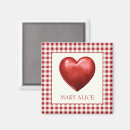 Search for gingham magnets Vintage