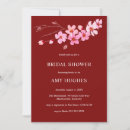 Search for red cherry blossoms invitations Elegant