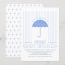 Search for umbrella baby boy shower invitations Blue