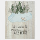 Search for lake house blankets Rustic