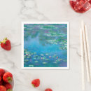 Recherche de monet serviettes Nénuphars