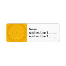 Search for round circle return address labels Yellow