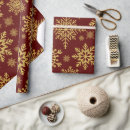 Search for gold snowflake wrapping paper Festive