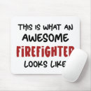 Search for firefighter mousepads Funny