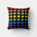 Search for rainbow heart pillows Lesbian