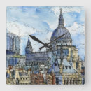 Recherche de bord de mer horloges Aquarelle