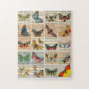 Recherche de papillon vintage puzzles Insectes