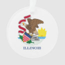Search for illinois state ornaments Flag
