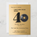 Search for vinyl records invitations Simple