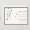 Recherche de aqua blue floral wedding invitations De